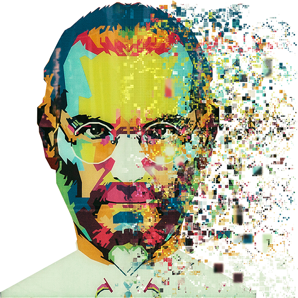 Steve Jobs (Square) Illustration