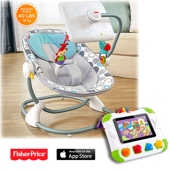 Fisher-Price Newborn-to-Toddler Apptivity Seat for iPad
