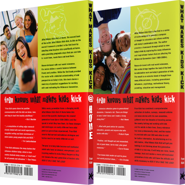 What Makes Kids Kick (Series Back Covers)