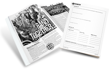 Kick Start Your Season Article and Student Activity Handout