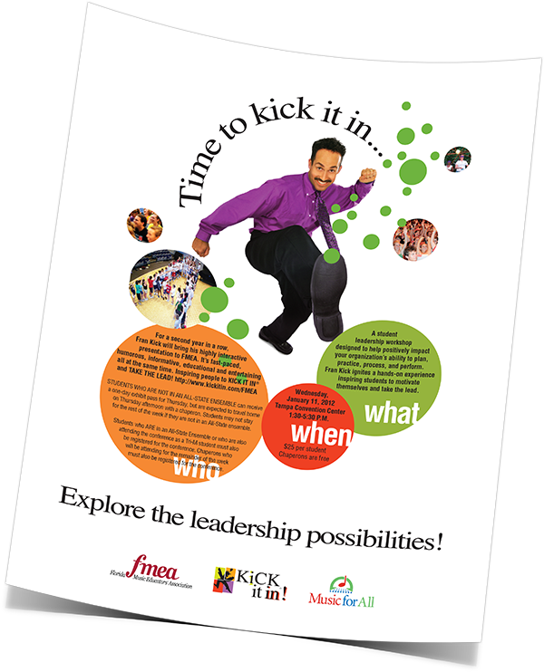 Florida Music Education Association Student Leadership Workshop flyer