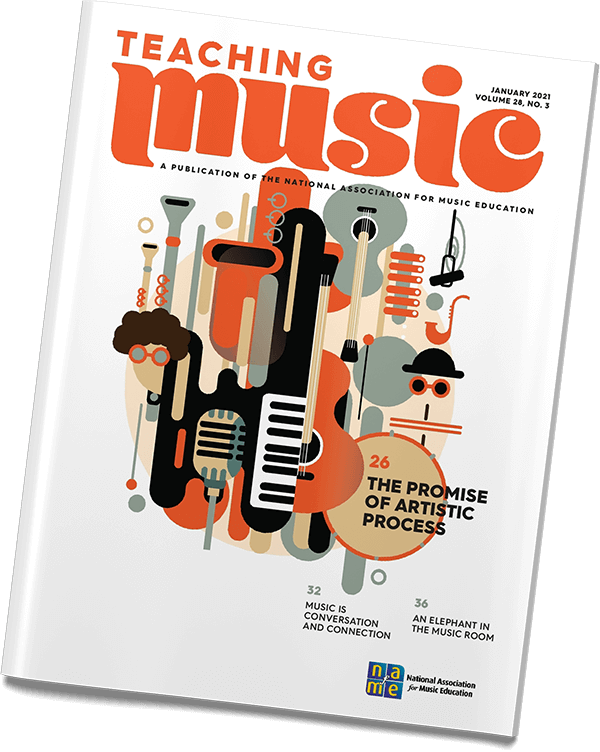 Teaching Music Magazine Cover (January 2021)
