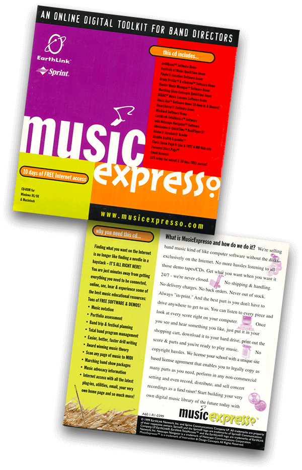 MusicExpresso promotional CD