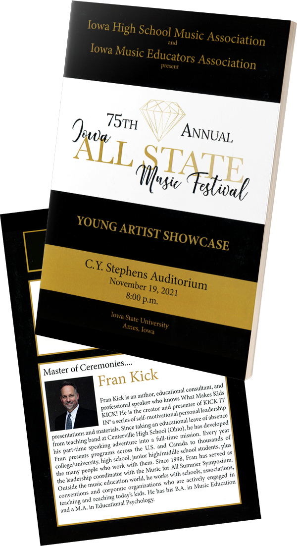 75th Annual Iowa All-State Music Festival Program