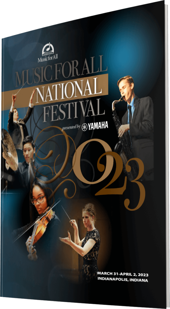 Music for All 2023 National Festival Program Cover