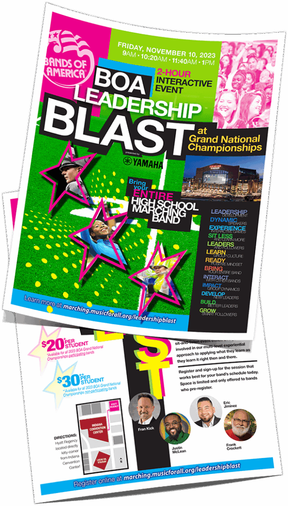 November 11, 2023 Leadership BLAST flyer