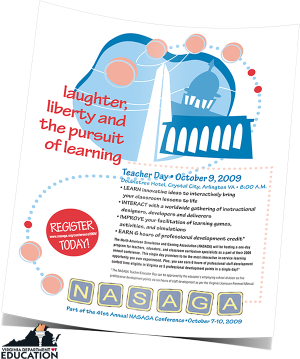 2009 NASAGA Teacher Day Flyer